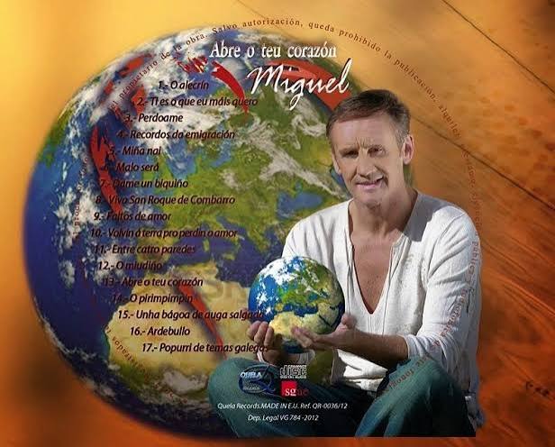 CD Abre o teu corazón, de Miguel de Combarro, disco solidario a beneficio de UNICEF